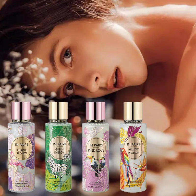Brand V Women's Perfume Lasting Light Fragrance Floral Body Mist 250ml Peach Jasmine Secret Aromatic Lemon Fruity Sexy Perfume