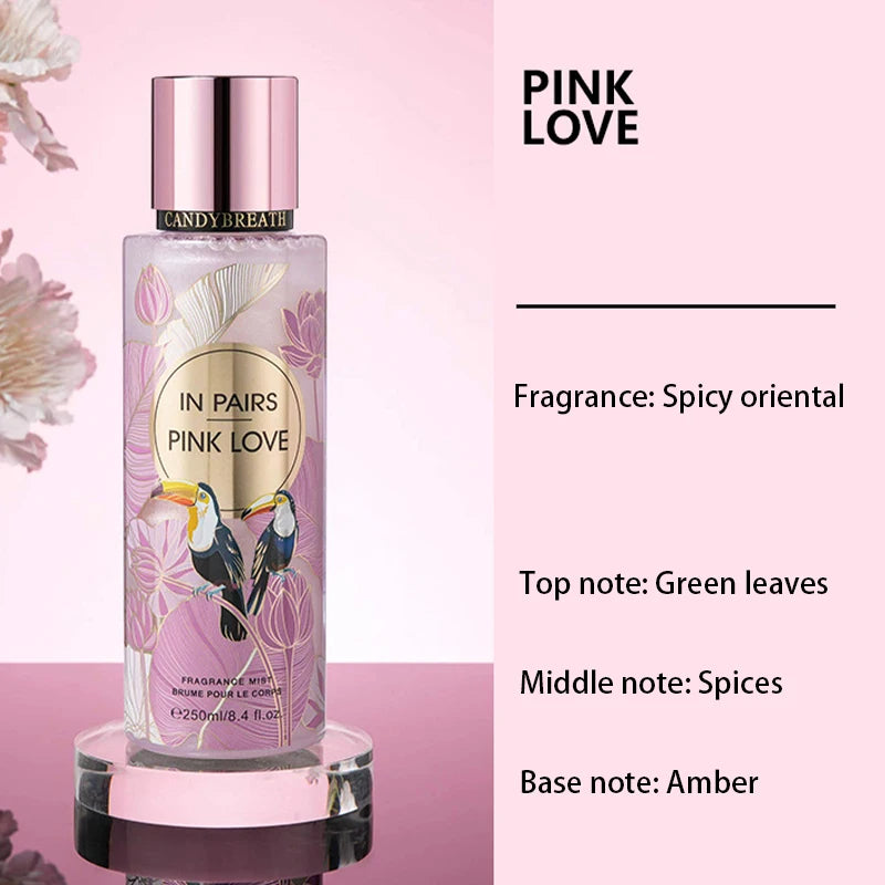 Brand V Women's Perfume Lasting Light Fragrance Floral Body Mist 250ml Peach Jasmine Secret Aromatic Lemon Fruity Sexy Perfume