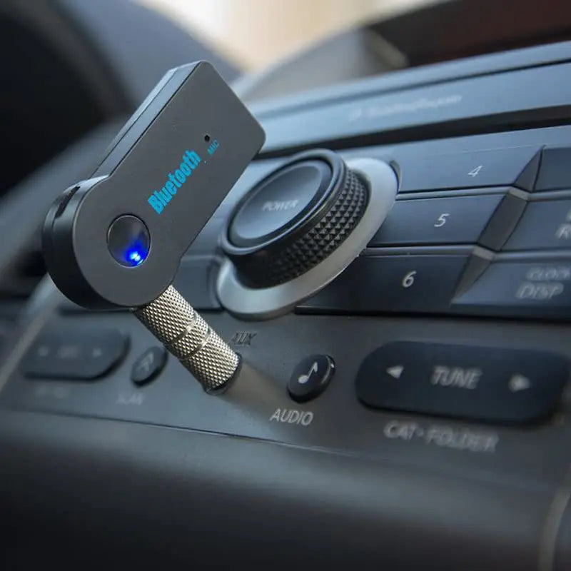 Aux Car Bluetooth 5.0 Receiver 3.5mm 3.5 AUX Jack Stereo Music Audio Car Transmitter Speaker Amplifier Wireless Adapter with Mic
