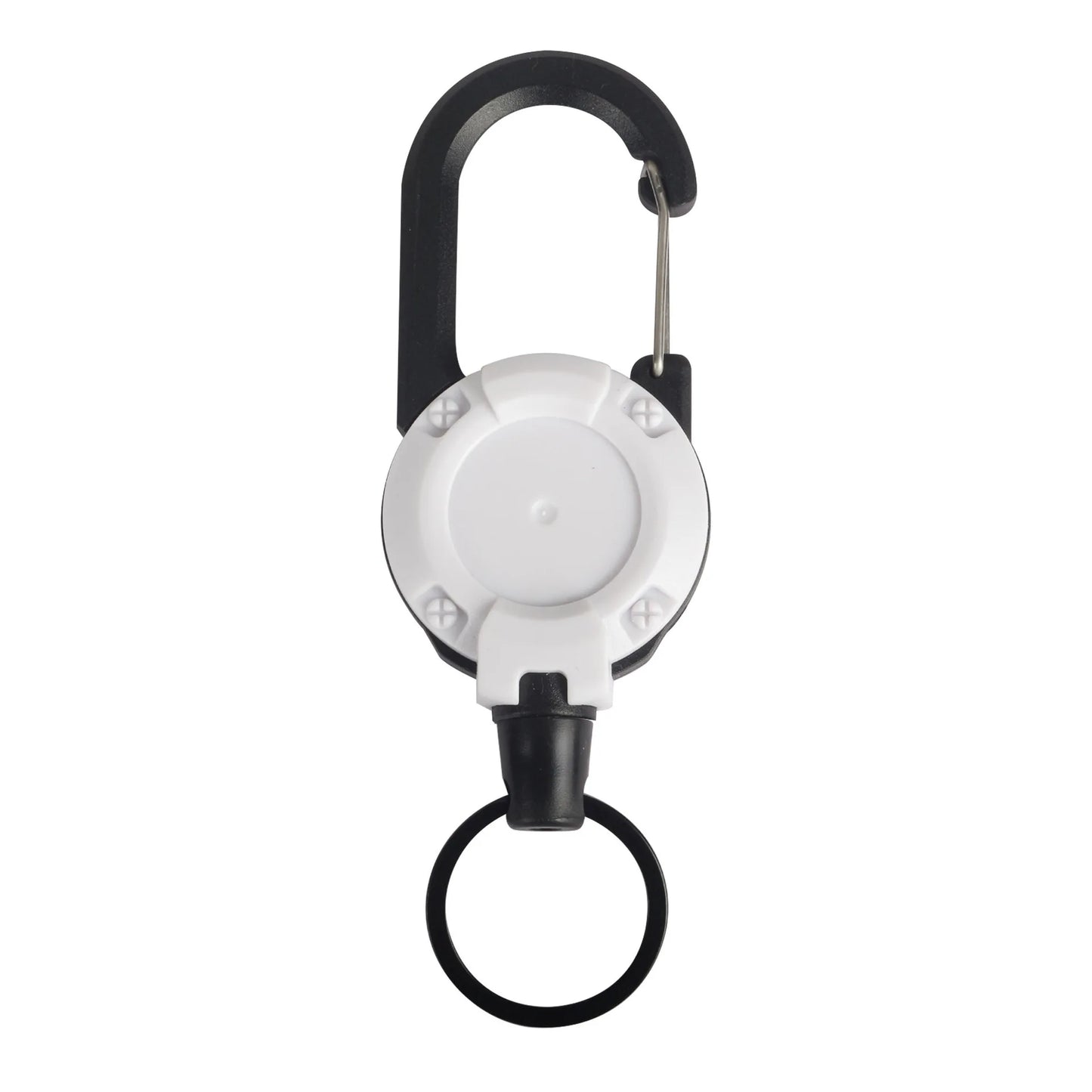 1/2/4pcs Extendable Retractable Holders Keychain Badge Reels Heavy Duty Clip With Carabiner Key Chain For Men Outdoor Bags
