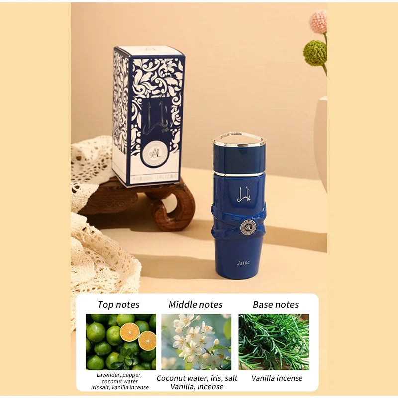 100ML Luxury Arab Dubai Perfume,Men Eau De Parfum Spray,Floral Fruity Scent Women Fragrance,Oriental Gourmand Vanilla Body Mist