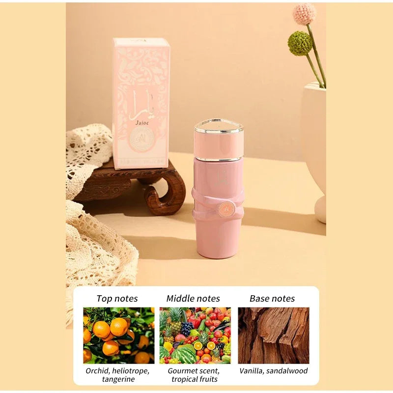 100ML Luxury Arab Dubai Perfume,Men Eau De Parfum Spray,Floral Fruity Scent Women Fragrance,Oriental Gourmand Vanilla Body Mist