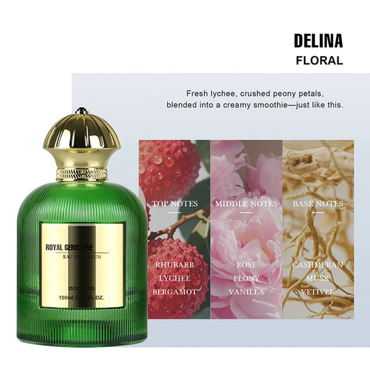 Luxury Floral Fruity Vanilla Perfume Spray,Woody Notes Scent Men Cologne,Musk/Rose/Watermelonamber/Mint Women Fragrance Mist