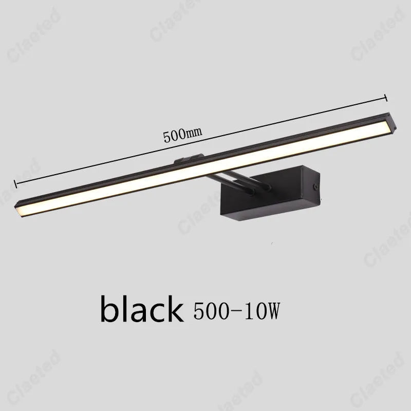 Modern Creative Simple LED European Mirror Headlight Bathroom Cosmetic Mirror Fashion Lighting Lamps