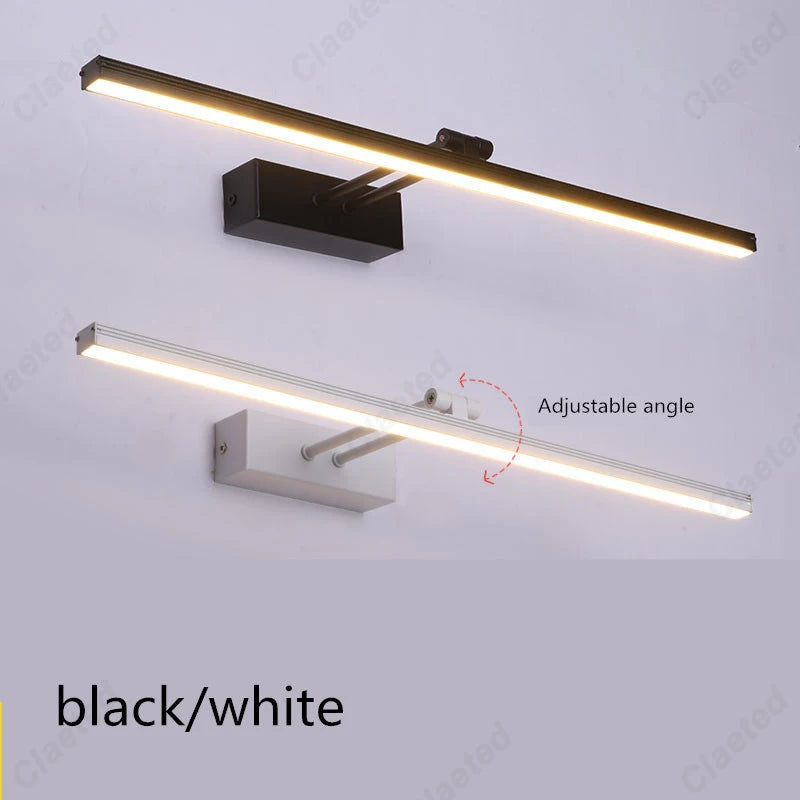 Modern Creative Simple LED European Mirror Headlight Bathroom Cosmetic Mirror Fashion Lighting Lamps