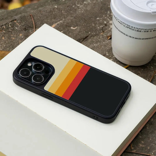 Kodaks Phone Case For iPhone 16 15 14 13 12 11 Pro Max Plus Black Frame Acrylic Carbon Fiber Hard Shell