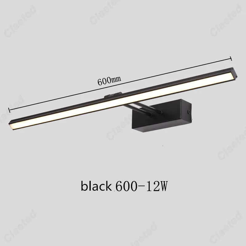 Modern Creative Simple LED European Mirror Headlight Bathroom Cosmetic Mirror Fashion Lighting Lamps