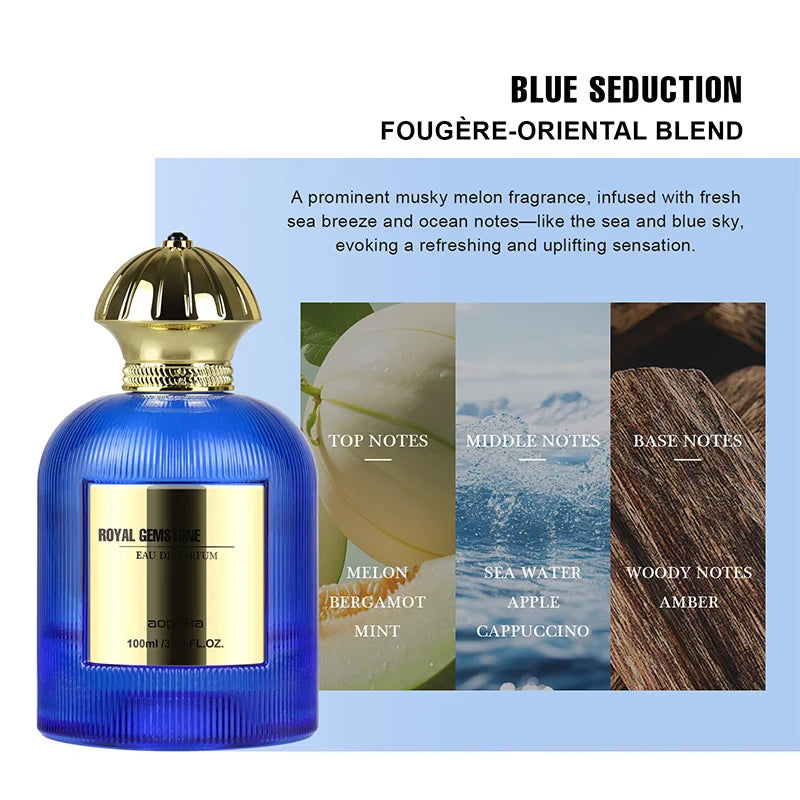 Luxury Floral Fruity Vanilla Perfume Spray,Woody Notes Scent Men Cologne,Musk/Rose/Watermelonamber/Mint Women Fragrance Mist