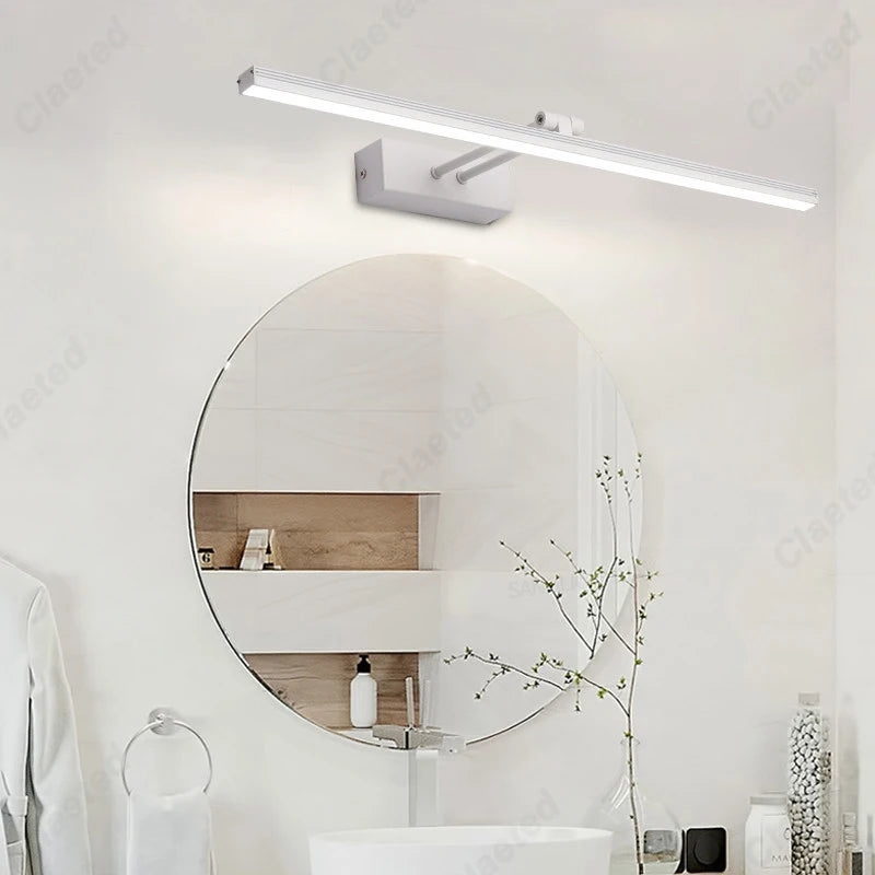 Modern Creative Simple LED European Mirror Headlight Bathroom Cosmetic Mirror Fashion Lighting Lamps