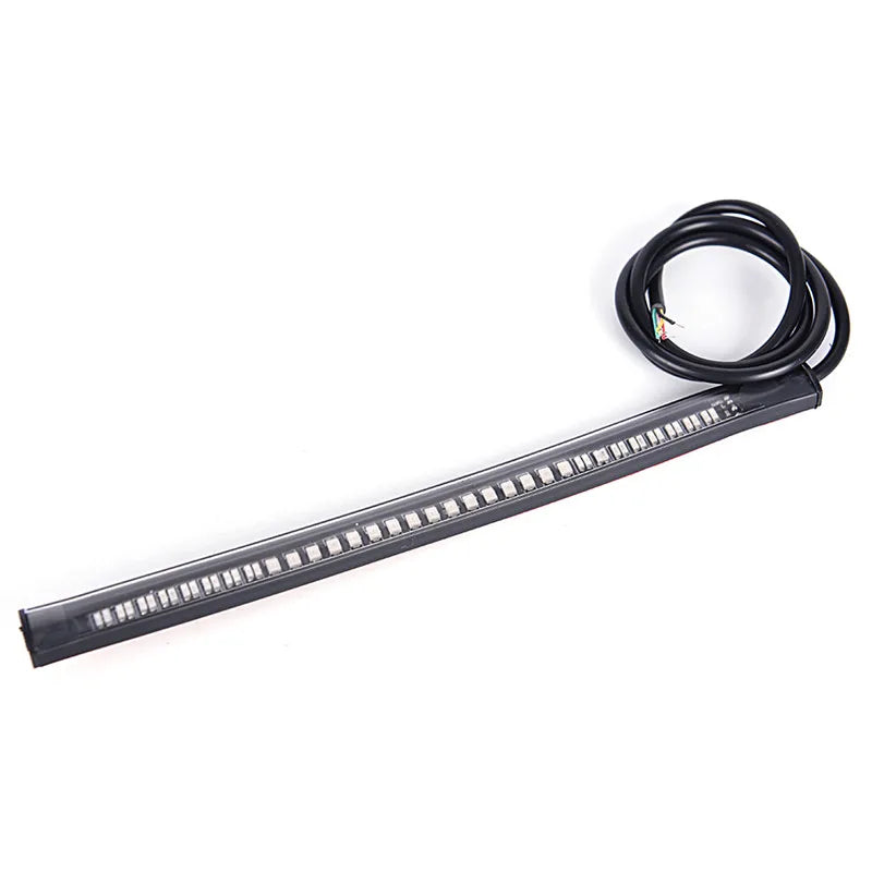 48 SMD LED Motorcycle Tail Light Strip, Brake Stop & Turn Signal Light for Motorbike Decoration & Safety Enhancement