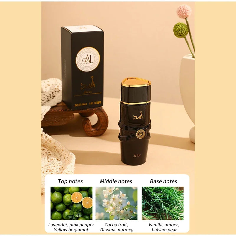 100ML Luxury Arab Dubai Perfume,Men Eau De Parfum Spray,Floral Fruity Scent Women Fragrance,Oriental Gourmand Vanilla Body Mist