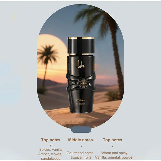 100ML Luxury Arab Dubai Perfume,Men Eau De Parfum Spray,Floral Fruity Scent Women Fragrance,Oriental Gourmand Vanilla Body Mist