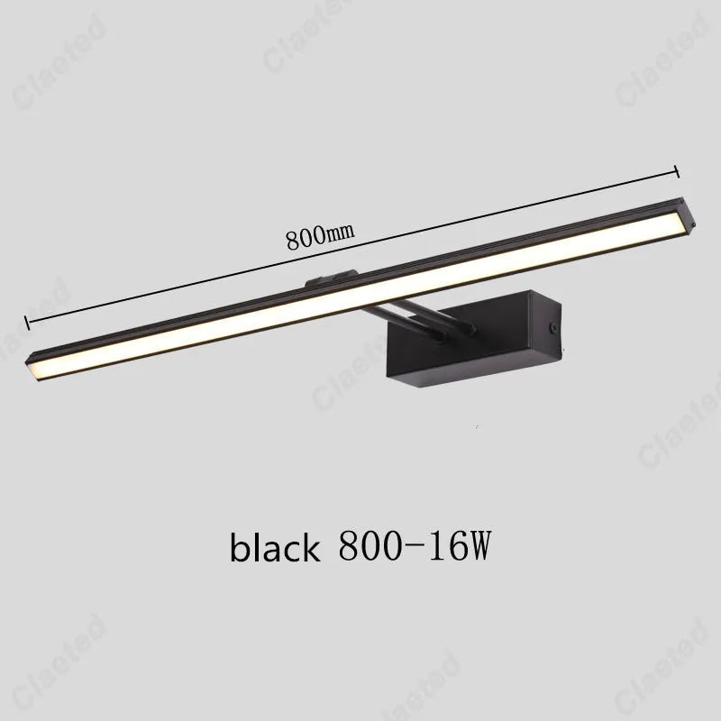 Modern Creative Simple LED European Mirror Headlight Bathroom Cosmetic Mirror Fashion Lighting Lamps